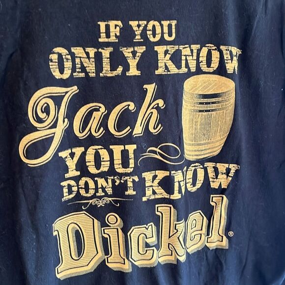 EXCELLENT CONDITION MEN’S LARGE GEORGE DICKEL TENNESSEE WHISKY SHORT-SLEEVED T - Picture 5 of 5